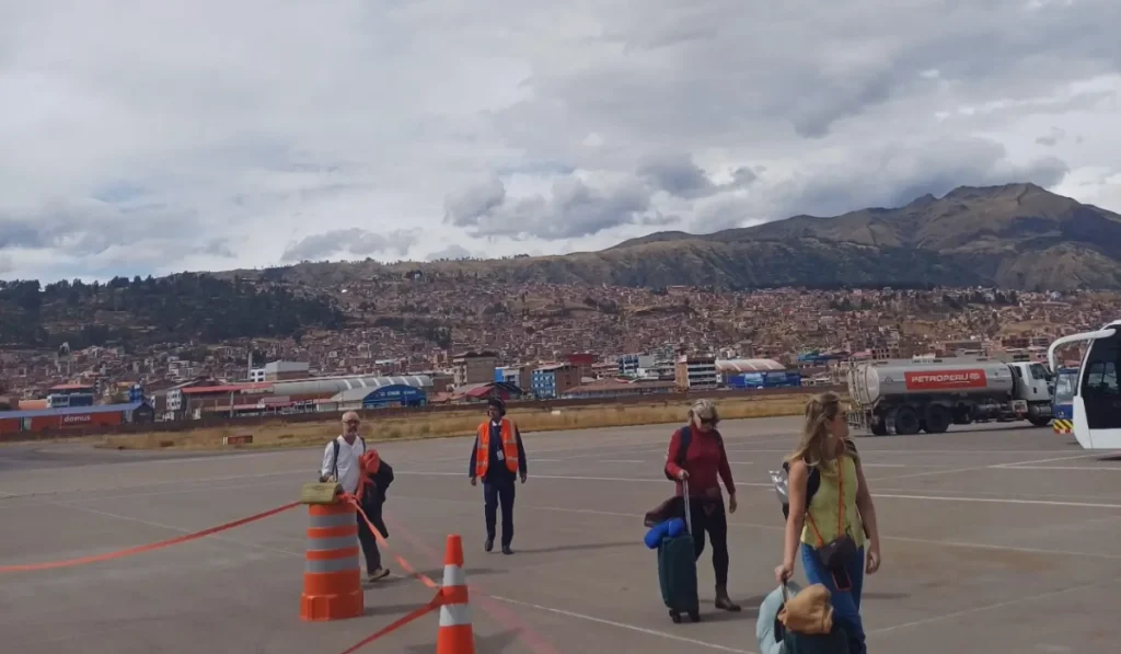 Aeropuerto de cusco en Peru